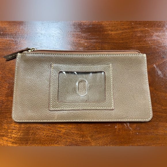 Dooney & Bourke Tan Zippered Wallet - Picture 2 of 5